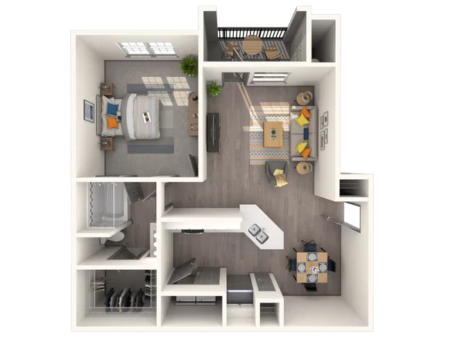 Unit 523 424 floor plan